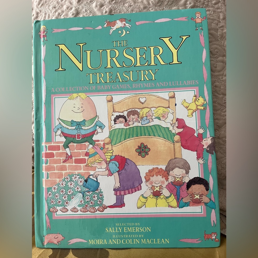 The Nursery Treasury Kids Book with Baby Games, Rhymes, and Lullabies